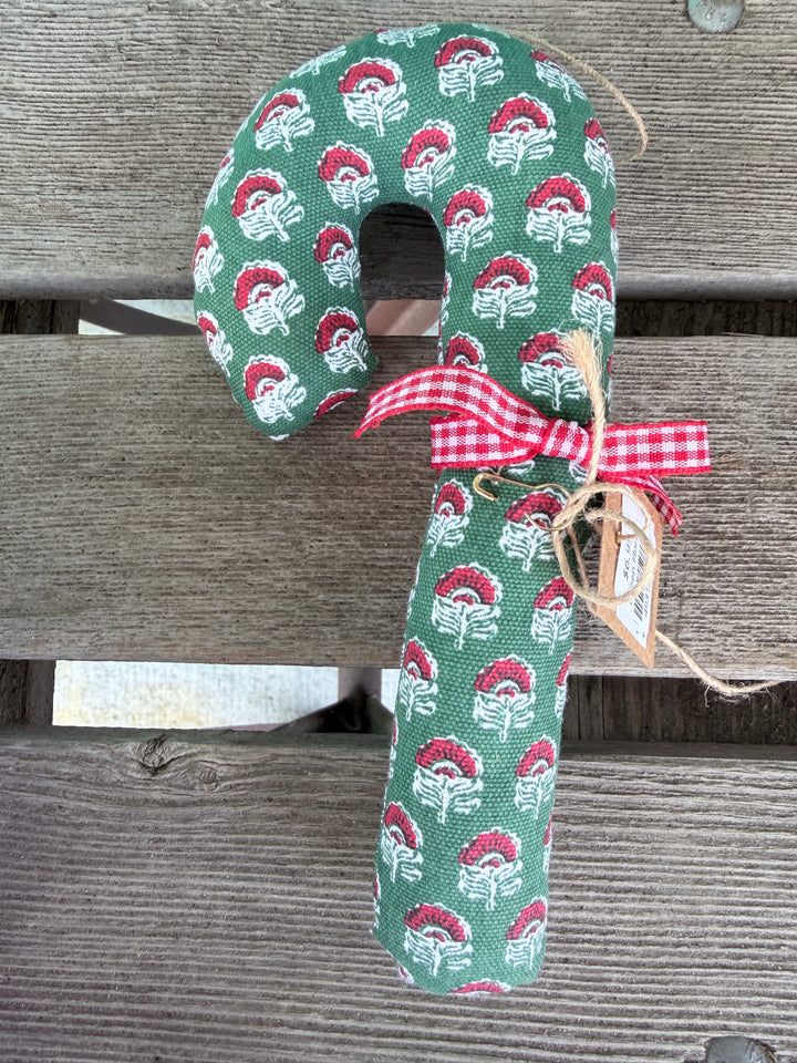Mud Pie Fabric Candy Cane Ornaments-03-Home &amp; Gift-Mud Pie-Market Street Nest, Fashionable Clothing, Shoes and Home Décor Located in Mabank, TX