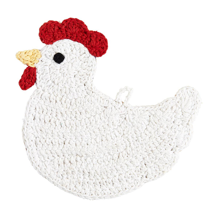 Mud Pie Farm Animal Crochet Trivets-04-Kitchen &amp; Food-Mud Pie-Market Street Nest, Fashionable Clothing, Shoes and Home Décor Located in Mabank, TX