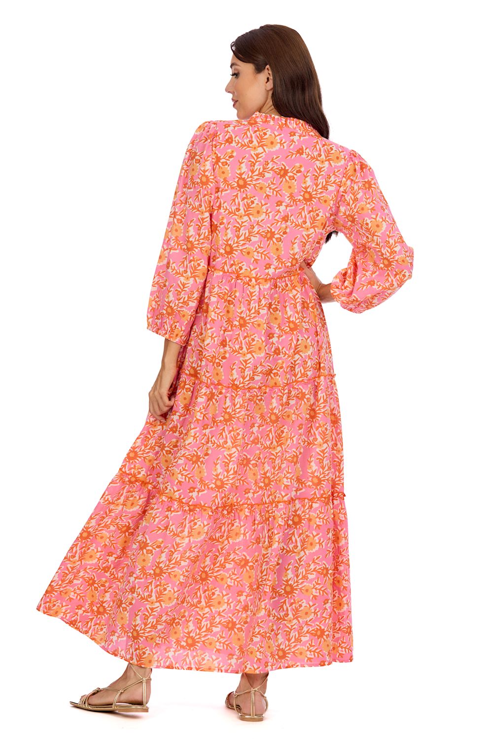 Mud Pie Farris Maxi Dress in Pink-Dresses & Rompers-Mud Pie-Market Street Nest, Fashionable Clothing, Shoes and Home Décor Located in Mabank, TX