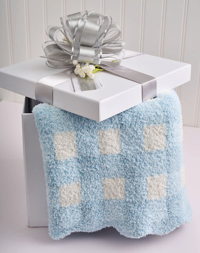Mud Pie Gingham Chenille Blanket-Home & Gifts-Mud Pie-Market Street Nest, Fashionable Clothing, Shoes and Home Décor Located in Mabank, TX