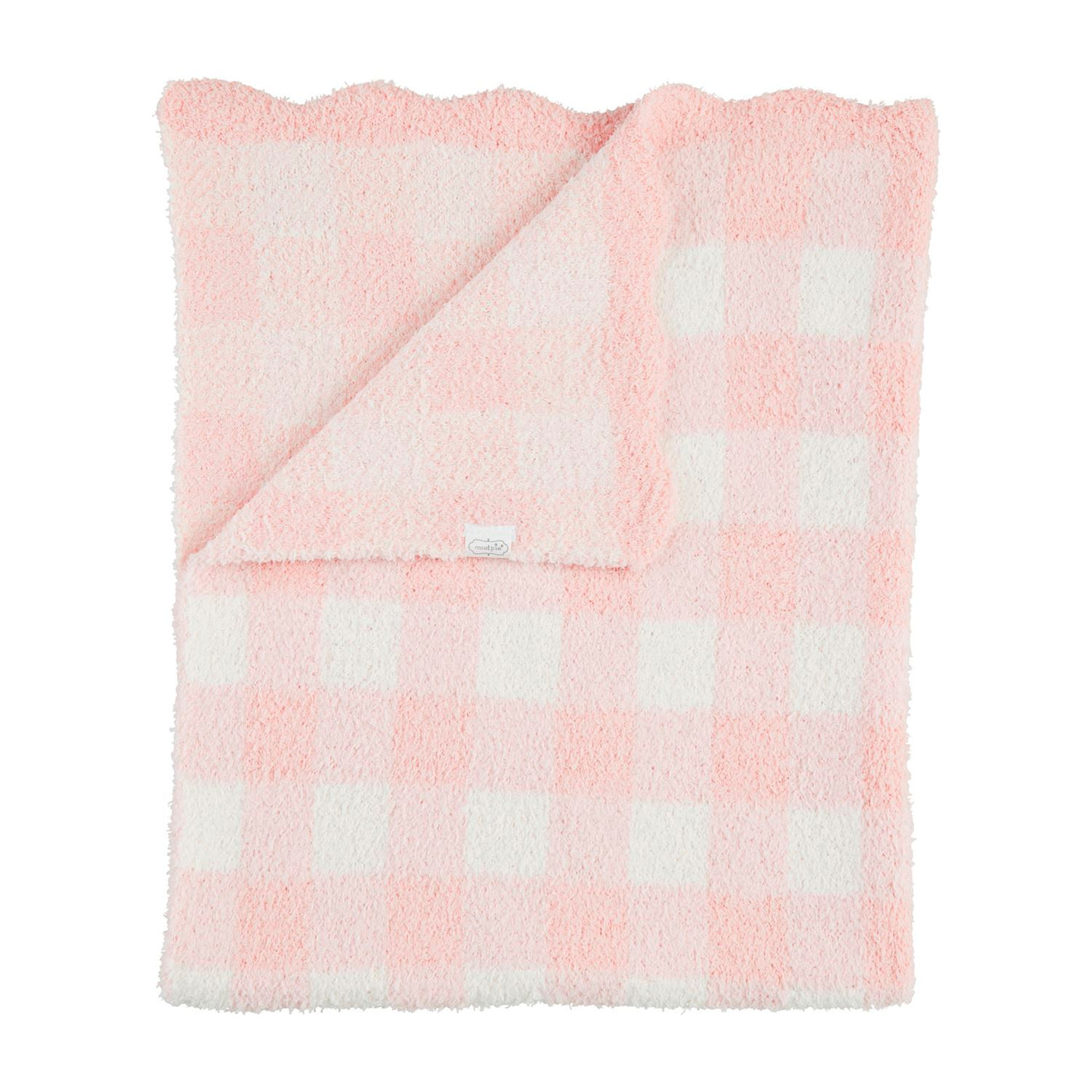 Mud Pie Gingham Chenille Blanket-Home & Gifts-Mud Pie-Market Street Nest, Fashionable Clothing, Shoes and Home Décor Located in Mabank, TX