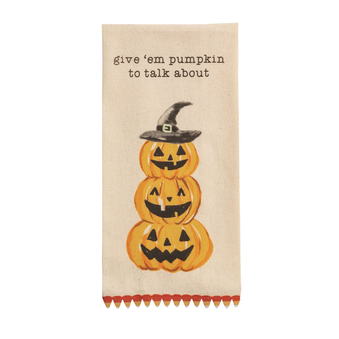 Mud Pie Halloween Printed Towels-Home & Gifts-Mud Pie-Market Street Nest, Fashionable Clothing, Shoes and Home Décor Located in Mabank, TX