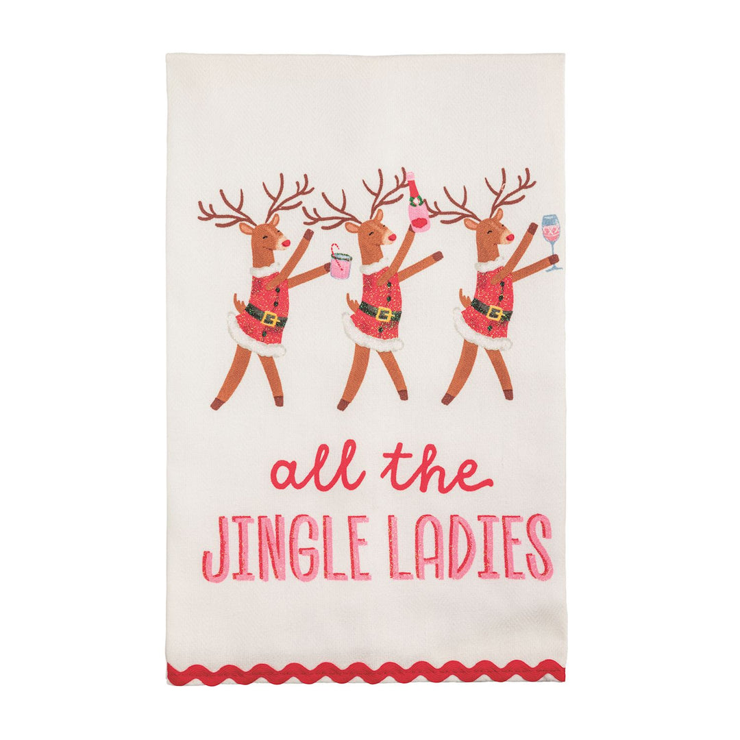 Mud Pie Holiday Glitter Bar Towels-04-Kitchen & Food-Mud Pie-Market Street Nest, Fashionable Clothing, Shoes and Home Décor Located in Mabank, TX