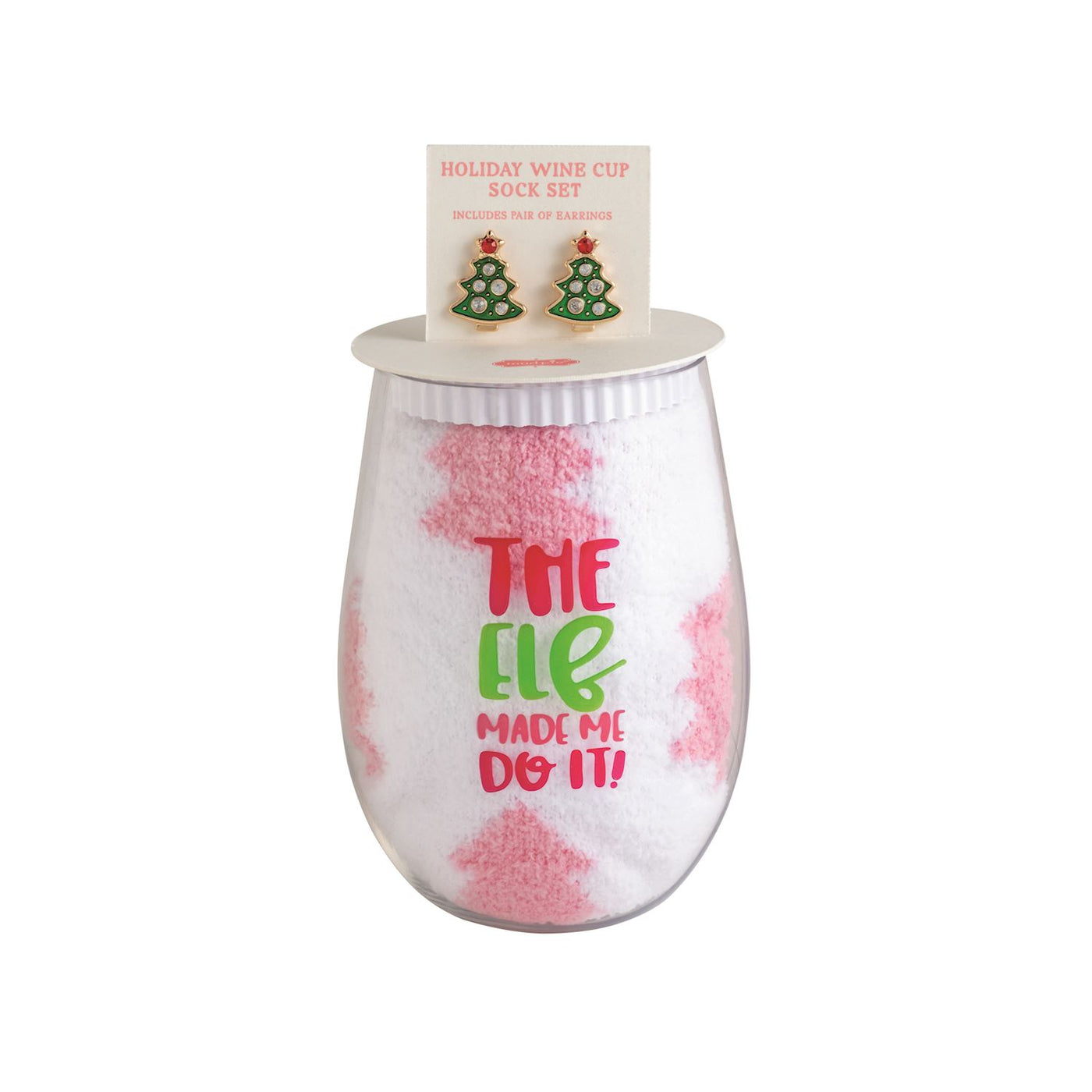 Mud Pie Holiday Wine Cup Set-Home & Gifts-Mud Pie-Market Street Nest, Fashionable Clothing, Shoes and Home Décor Located in Mabank, TX