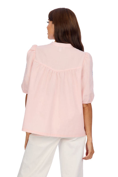 Mud Pie Humphrey Embroidered Top-Tops-Mud Pie-Market Street Nest, Fashionable Clothing, Shoes and Home Décor Located in Mabank, TX