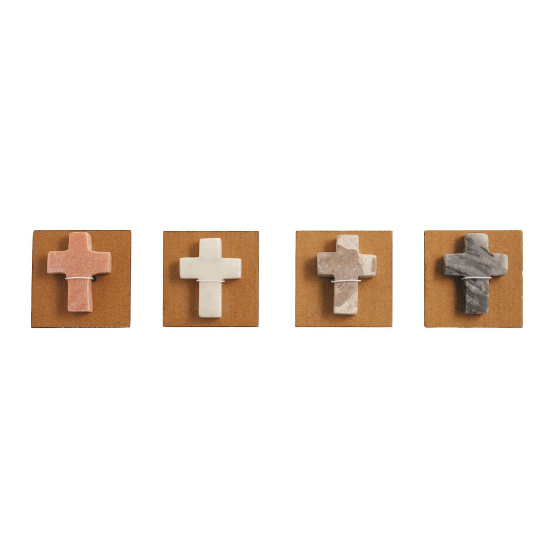 Mud Pie Marble Pocket Crosses-03-Home & Gift-Mud Pie-Market Street Nest, Fashionable Clothing, Shoes and Home Décor Located in Mabank, TX