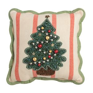 Mud Pie Mini Christmas Beaded Pillows-03-Home &amp; Gift-Mud Pie-Market Street Nest, Fashionable Clothing, Shoes and Home Décor Located in Mabank, TX