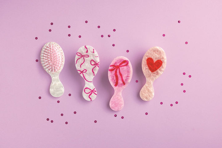 Mud Pie Mini Hairbrush-03-Home &amp; Gift-Mud Pie-Market Street Nest, Fashionable Clothing, Shoes and Home Décor Located in Mabank, TX