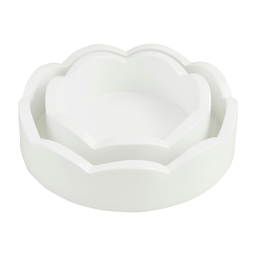 Mudpie Mini Scalloped Tray Set-03-Home & Gift-Mud Pie-Market Street Nest, Fashionable Clothing, Shoes and Home Décor Located in Mabank, TX