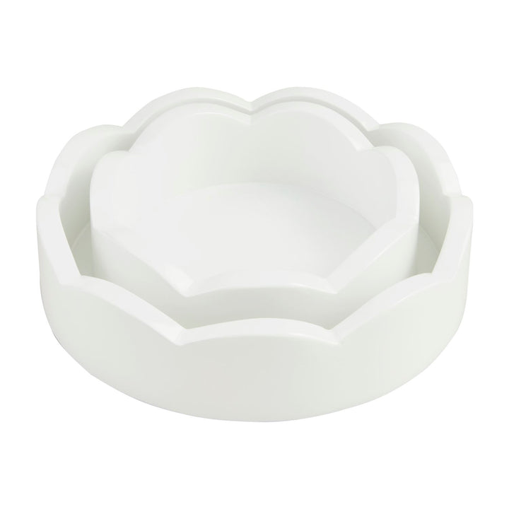 Mudpie Mini Scalloped Tray Set-03-Home &amp; Gift-Mud Pie-Market Street Nest, Fashionable Clothing, Shoes and Home Décor Located in Mabank, TX
