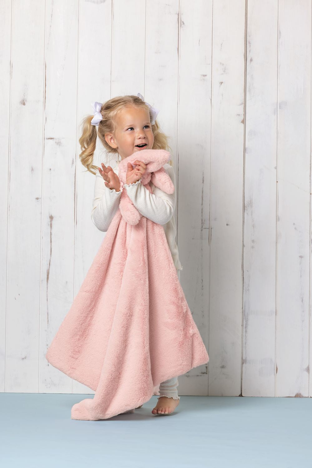 Mud Pie Pink Cuddle Bunny Blanket-03-Home &amp; Gift-Mud Pie-Market Street Nest, Fashionable Clothing, Shoes and Home Décor Located in Mabank, TX