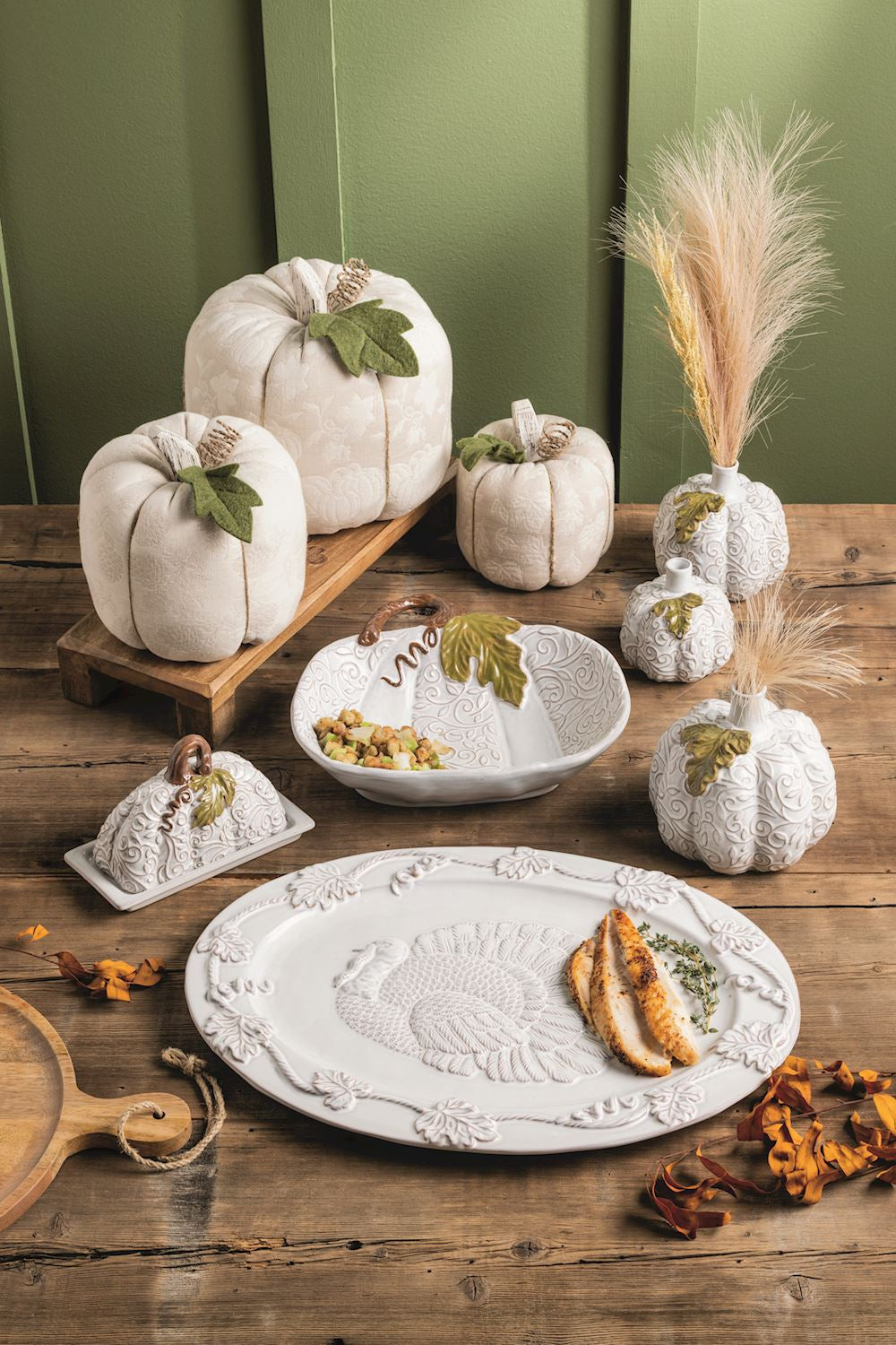 Mud Pie Pressed Lace Pumpkin Bud Vases-03-Home & Gift-Mud Pie-Market Street Nest, Fashionable Clothing, Shoes and Home Décor Located in Mabank, TX