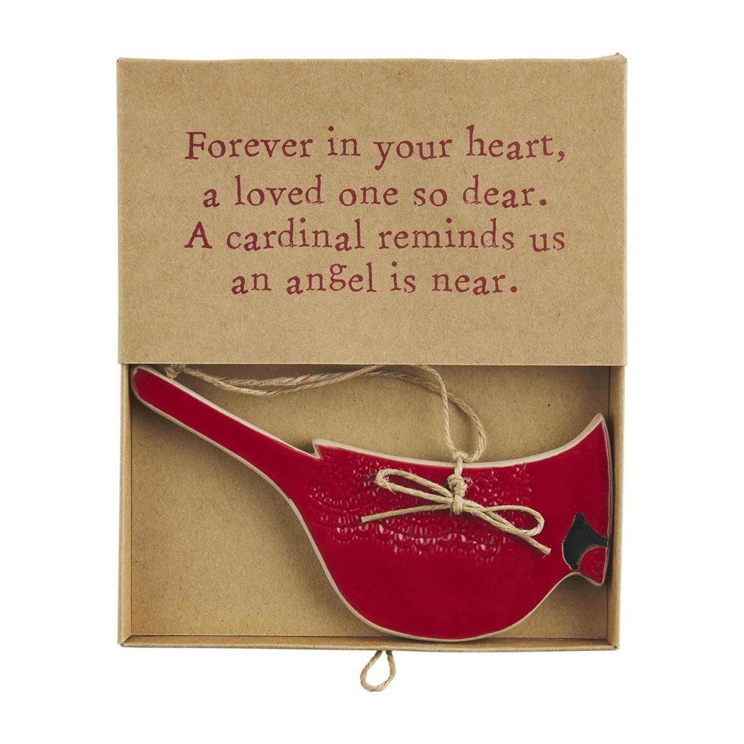 Mud Pie Red Cardinal Ornament-03-Home & Gift-Mud Pie-Market Street Nest, Fashionable Clothing, Shoes and Home Décor Located in Mabank, TX