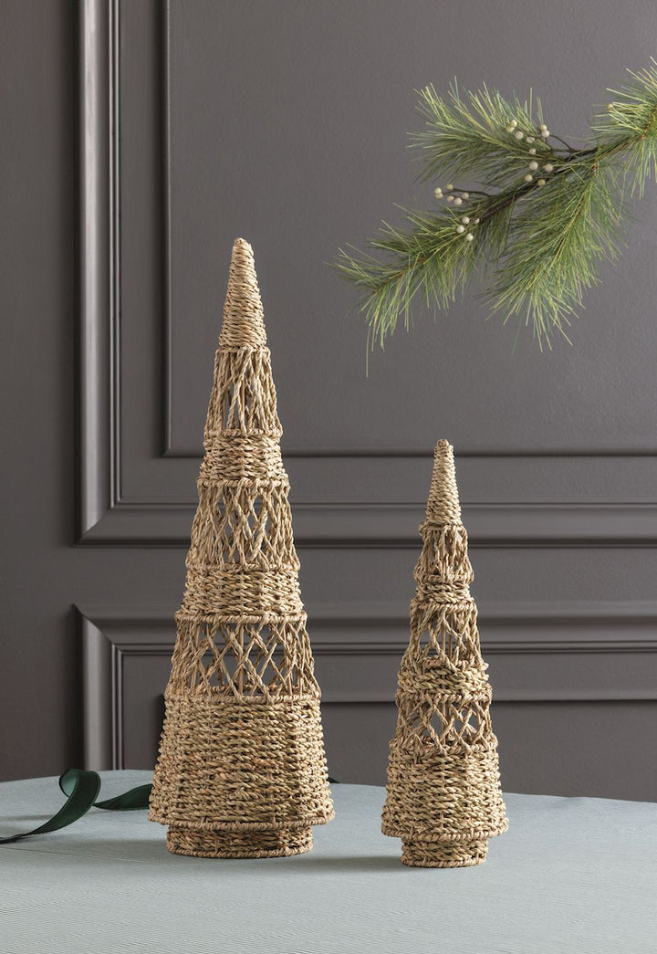 Mud Pie Seagrass Woven Trees-03-Home &amp; Gift-Mud Pie-Market Street Nest, Fashionable Clothing, Shoes and Home Décor Located in Mabank, TX