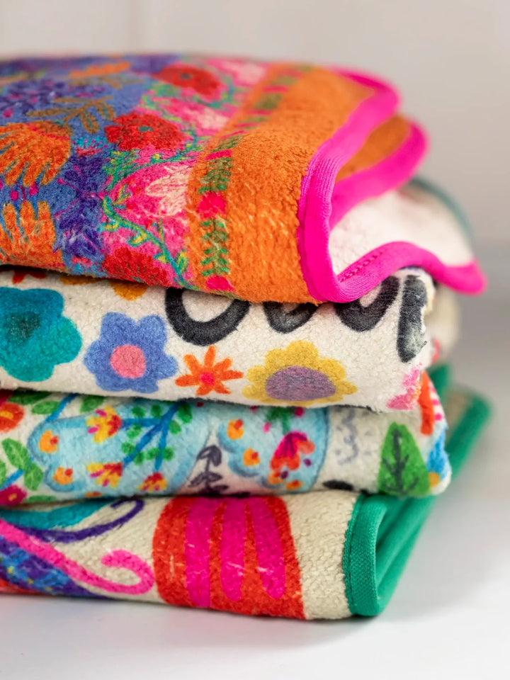 Natural Life Microfiber Dish Cloth, Set of 4 - May Your Day-04-Kitchen &amp; Food-Natural Life-Market Street Nest, Fashionable Clothing, Shoes and Home Décor Located in Mabank, TX