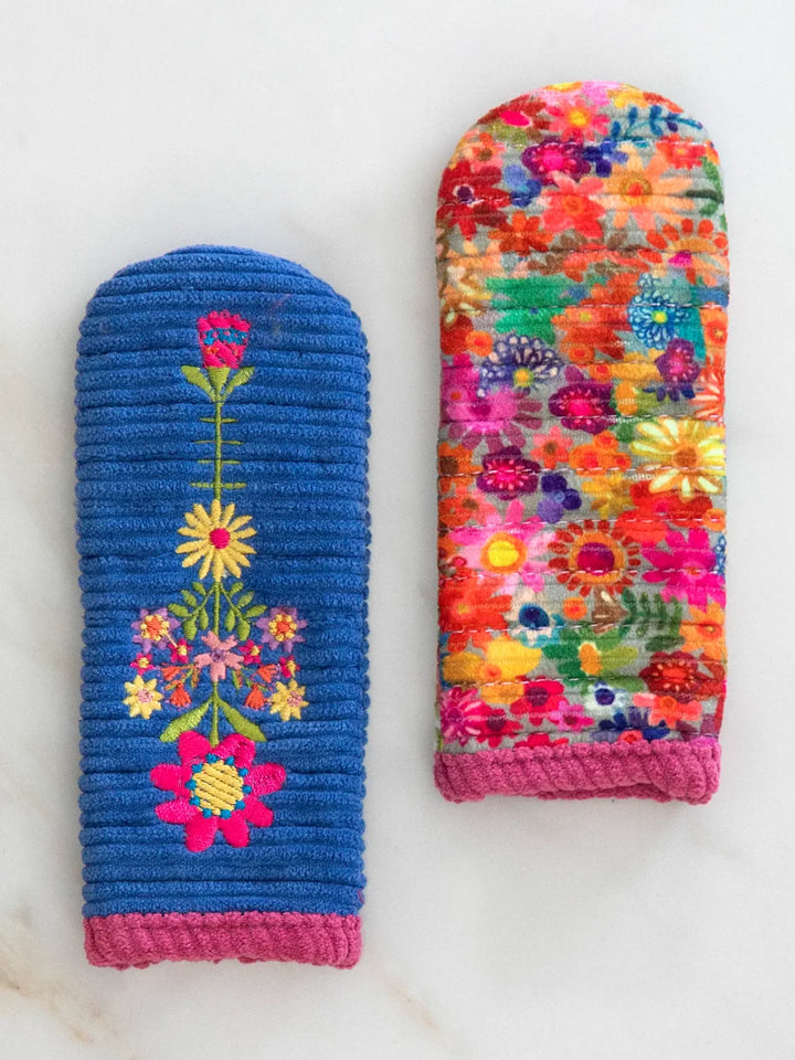 Natural Life Skillet Handle Holders, Set of 2 - Flower Patchwork-04-Kitchen &amp; Food-Natural Life-Market Street Nest, Fashionable Clothing, Shoes and Home Décor Located in Mabank, TX