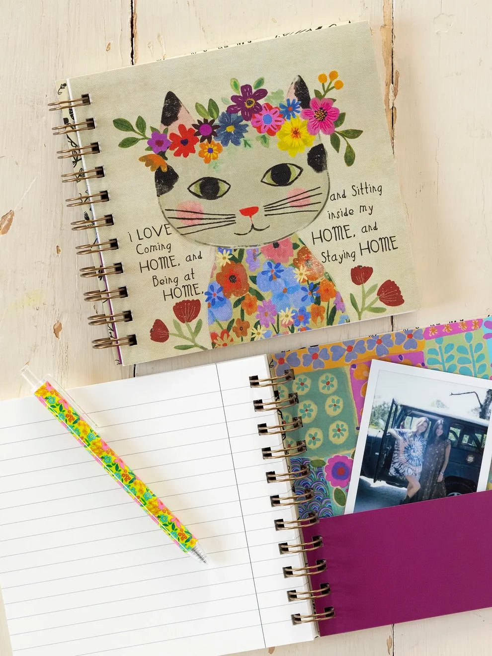 Natural Life Spiral Notebook - I Love Coming Home-03-Home & Gift-Natural Life-Market Street Nest, Fashionable Clothing, Shoes and Home Décor Located in Mabank, TX