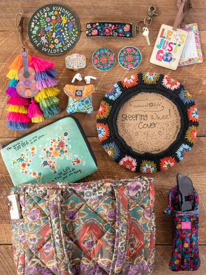 Natural Life Travel Document Pouch - Life Is Too Short-03-Home &amp; Gift-Natural Life-Market Street Nest, Fashionable Clothing, Shoes and Home Décor Located in Mabank, TX