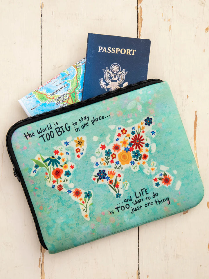 Natural Life Travel Document Pouch - Life Is Too Short-03-Home &amp; Gift-Natural Life-Market Street Nest, Fashionable Clothing, Shoes and Home Décor Located in Mabank, TX