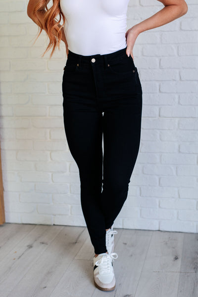 Nicole Tummy Control Skinny Jeans in Black-Womens-Ave Shops-Market Street Nest, Fashionable Clothing, Shoes and Home Décor Located in Mabank, TX