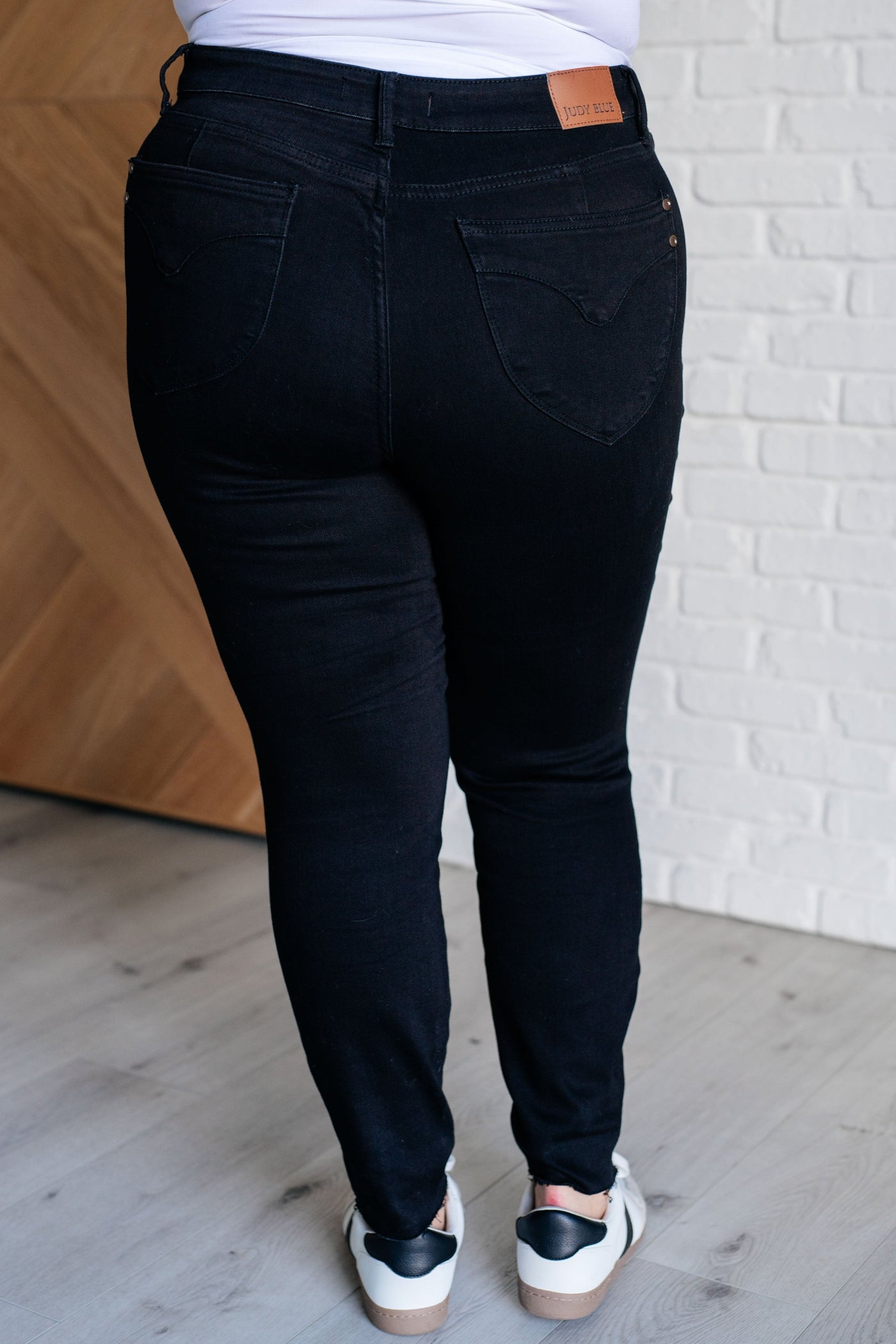 Nicole Tummy Control Skinny Jeans in Black-Womens-Ave Shops-Market Street Nest, Fashionable Clothing, Shoes and Home Décor Located in Mabank, TX