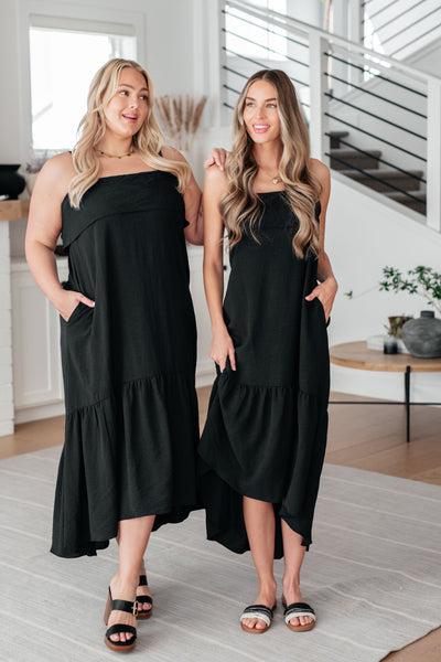 Nightlife Tie Back Maxi Dress-Dresses-Ave Shops-Market Street Nest, Fashionable Clothing, Shoes and Home Décor Located in Mabank, TX