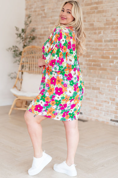 No Garden, No Problem Bubble Sleeve Dress-Womens-Ave Shops-Market Street Nest, Fashionable Clothing, Shoes and Home Décor Located in Mabank, TX