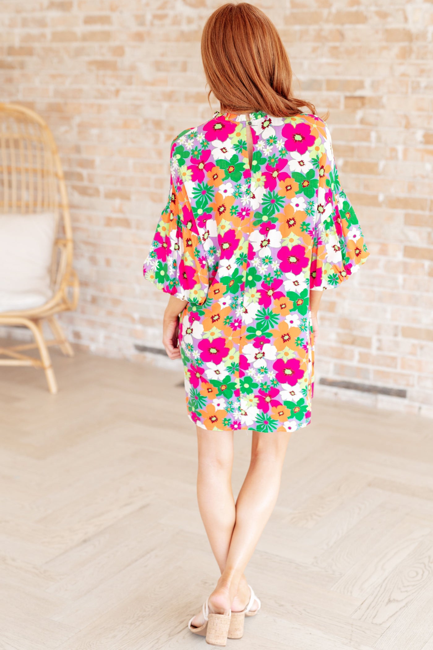 No Garden, No Problem Bubble Sleeve Dress-Womens-Ave Shops-Market Street Nest, Fashionable Clothing, Shoes and Home Décor Located in Mabank, TX