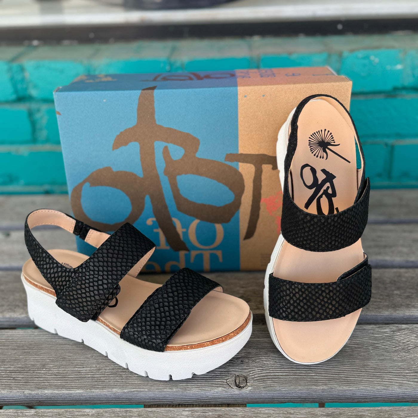 OTBT Montane Black Platform Sandals-Shoes-Consolidated Shoe Co-Market Street Nest, Fashionable Clothing, Shoes and Home Décor Located in Mabank, TX