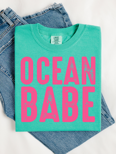 Ocean Babe Graphic Tee-Womens-Ave Shops-Market Street Nest, Fashionable Clothing, Shoes and Home Décor Located in Mabank, TX
