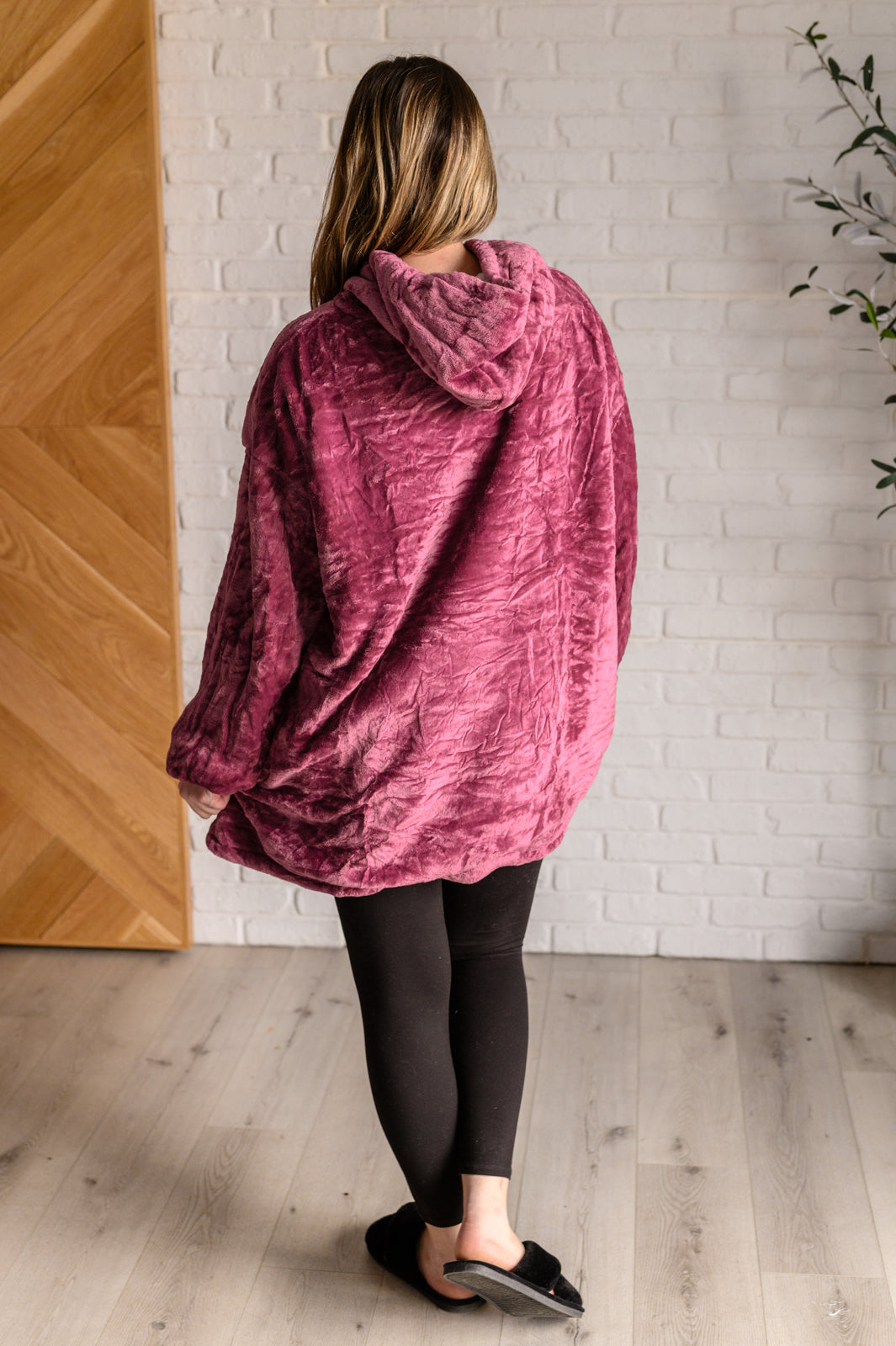 Oversized Velour Blanket Hoodie in Purple-Layers-Ave Shops-Market Street Nest, Fashionable Clothing, Shoes and Home Décor Located in Mabank, TX