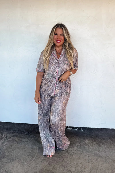 PREORDER: Cabin Cozy Luxe PJ Set-Womens-Ave Shops-Market Street Nest, Fashionable Clothing, Shoes and Home Décor Located in Mabank, TX
