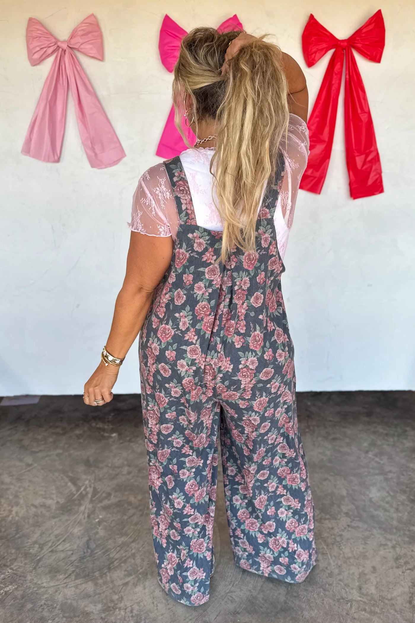 PREORDER: Cassidy Floral Denim Overalls-Womens-Ave Shops-Market Street Nest, Fashionable Clothing, Shoes and Home Décor Located in Mabank, TX