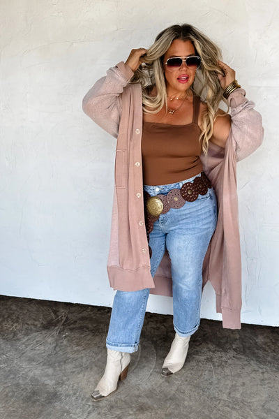 PREORDER: Desi Sweatshirt Cardigan-Womens-Ave Shops-Market Street Nest, Fashionable Clothing, Shoes and Home Décor Located in Mabank, TX
