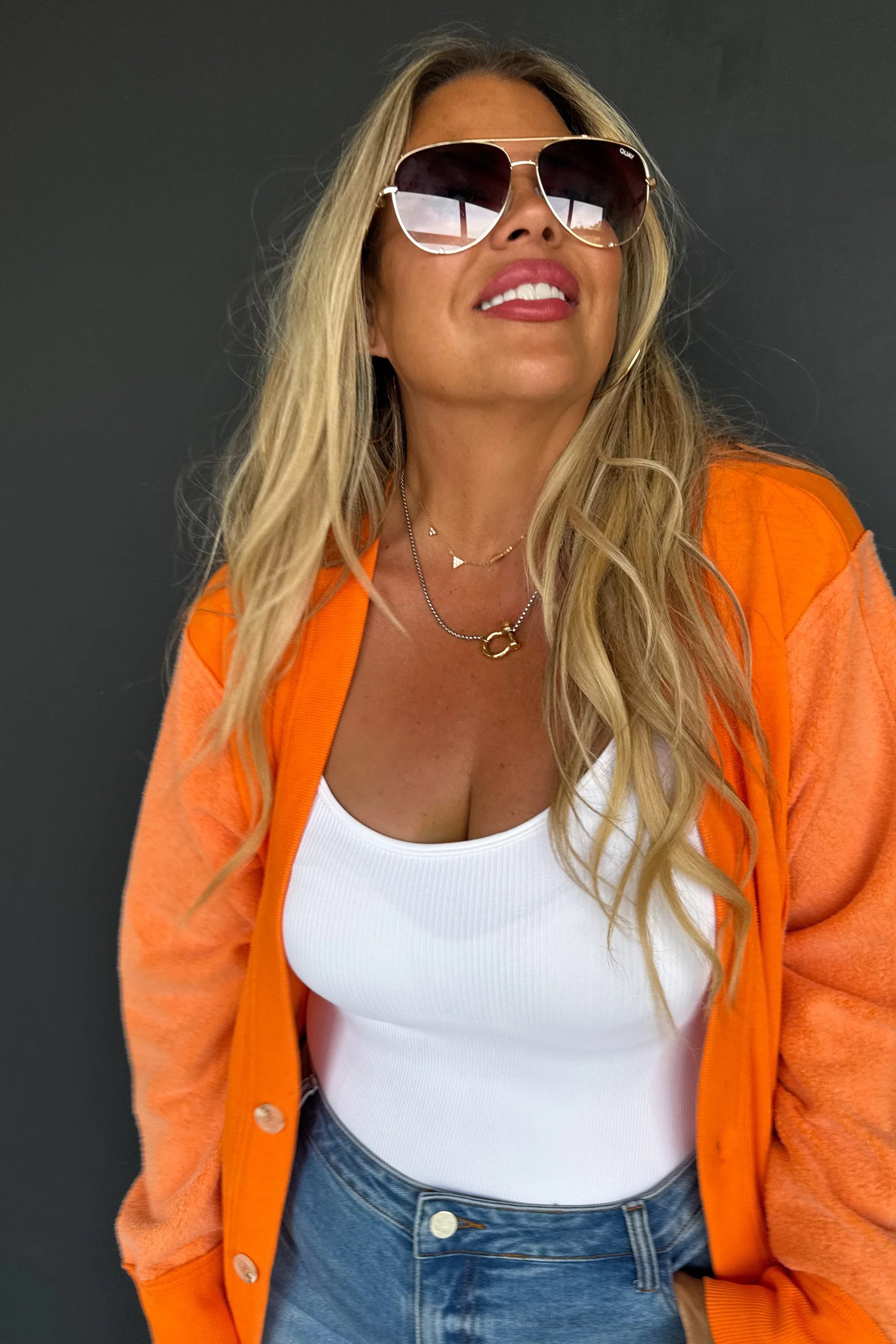 PREORDER: Desi Sweatshirt Cardigan-Womens-Ave Shops-Market Street Nest, Fashionable Clothing, Shoes and Home Décor Located in Mabank, TX