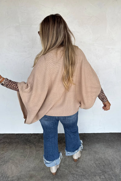 PREORDER: Fall Meg Pullover Poncho-Womens-Ave Shops-Market Street Nest, Fashionable Clothing, Shoes and Home Décor Located in Mabank, TX