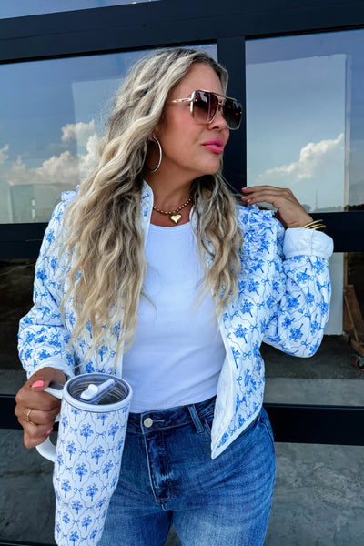 PREORDER: Flora Jane Quilted Jacket-Womens-Ave Shops-Market Street Nest, Fashionable Clothing, Shoes and Home Décor Located in Mabank, TX