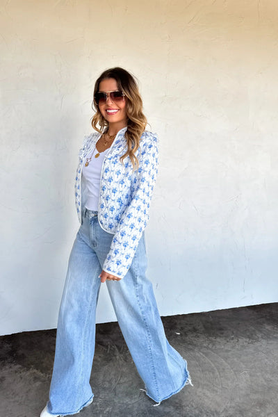 PREORDER: Flora Jane Quilted Jacket-Womens-Ave Shops-Market Street Nest, Fashionable Clothing, Shoes and Home Décor Located in Mabank, TX