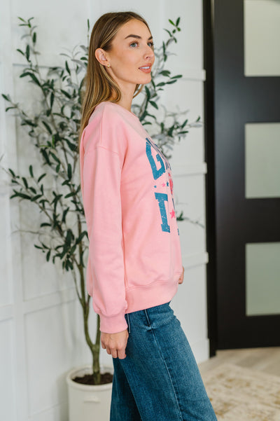 PREORDER: Game Day Graphic Drop Shoulder Sweatshirt-Womens-Ave Shops-Market Street Nest, Fashionable Clothing, Shoes and Home Décor Located in Mabank, TX