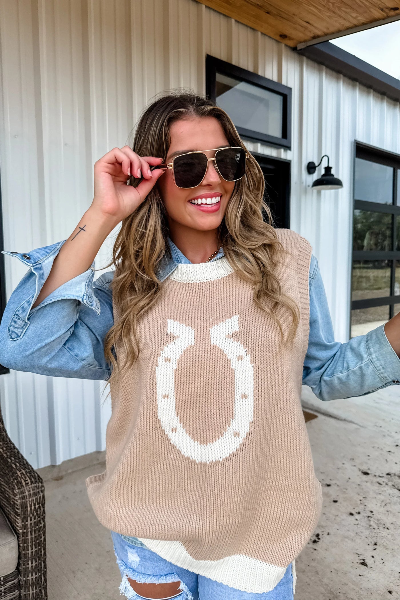 PREORDER: High Class Country Sweater Vest-Womens-Ave Shops-Market Street Nest, Fashionable Clothing, Shoes and Home Décor Located in Mabank, TX