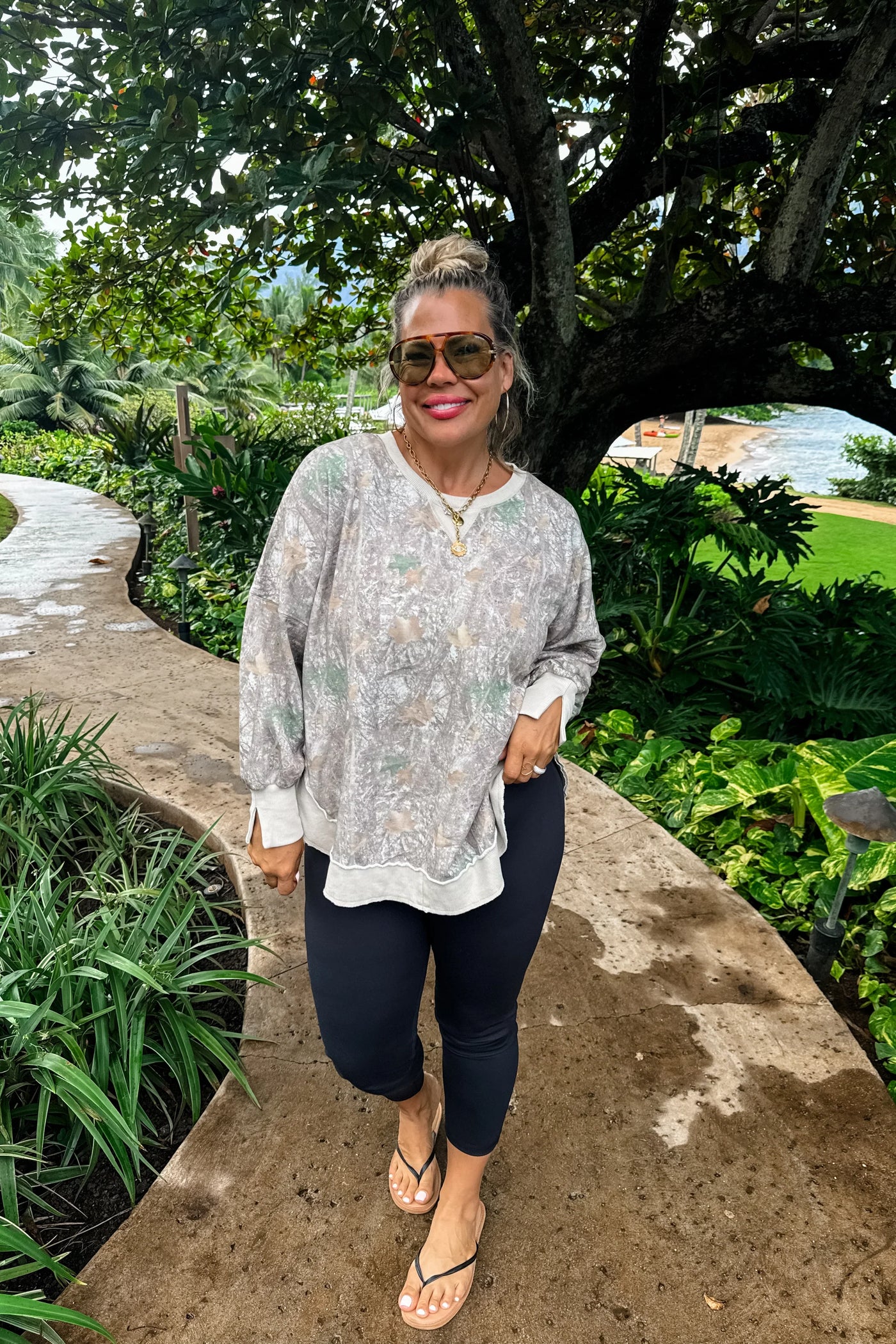 PREORDER: Joss Washed Sweatshirt-Womens-Ave Shops-Market Street Nest, Fashionable Clothing, Shoes and Home Décor Located in Mabank, TX