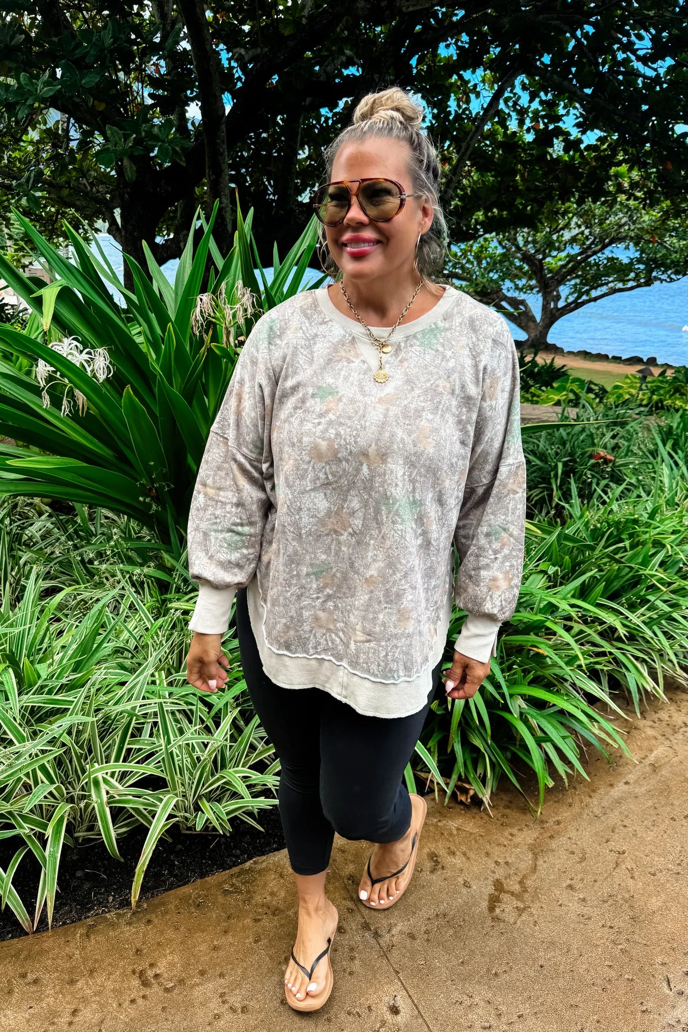 PREORDER: Joss Washed Sweatshirt-Womens-Ave Shops-Market Street Nest, Fashionable Clothing, Shoes and Home Décor Located in Mabank, TX