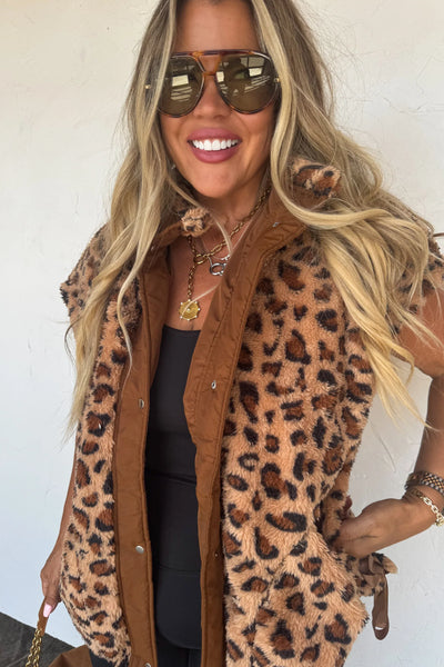 PREORDER: Linden Sherpa Vest Jacket-Womens-Ave Shops-Market Street Nest, Fashionable Clothing, Shoes and Home Décor Located in Mabank, TX