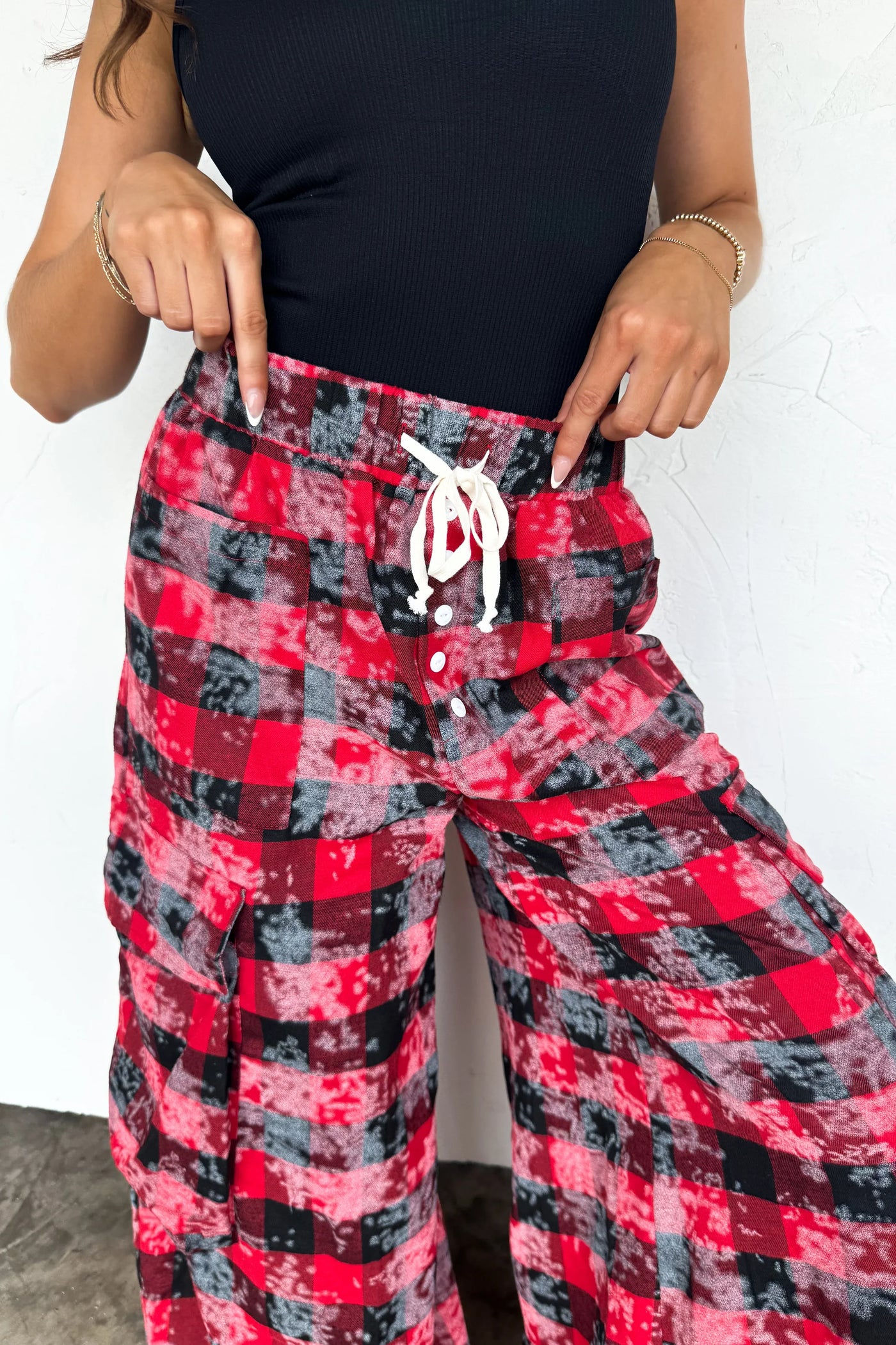 PREORDER: Plaid Behavior Wide Leg Pants-Womens-Ave Shops-Market Street Nest, Fashionable Clothing, Shoes and Home Décor Located in Mabank, TX