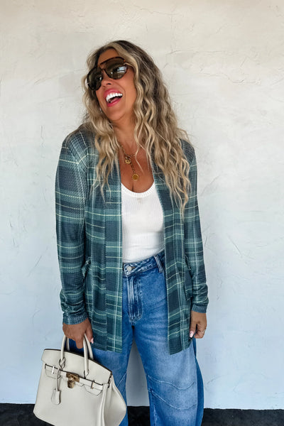 PREORDER: Plaid Lola Cardigans-Womens-Ave Shops-Market Street Nest, Fashionable Clothing, Shoes and Home Décor Located in Mabank, TX