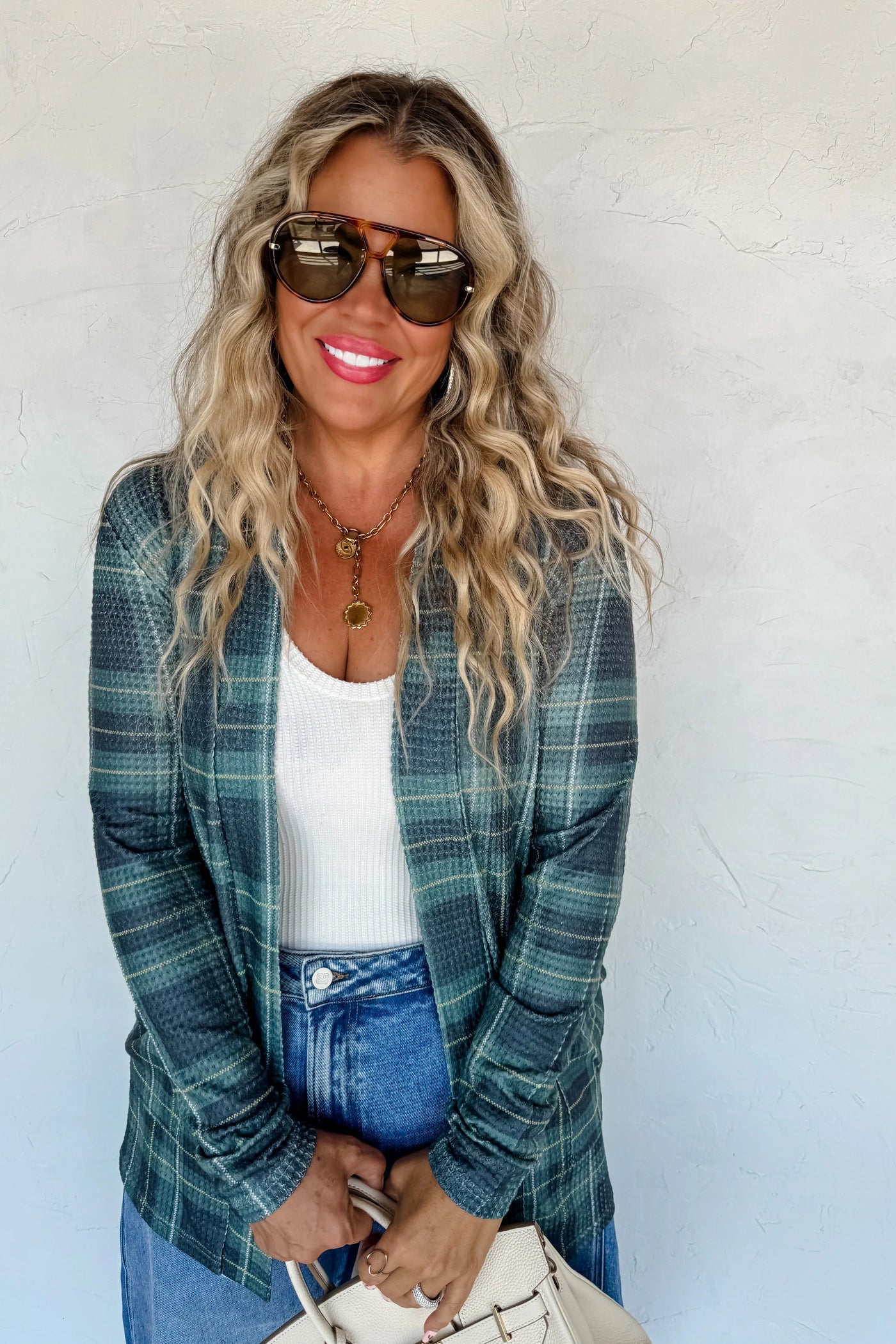 PREORDER: Plaid Lola Cardigans-Womens-Ave Shops-Market Street Nest, Fashionable Clothing, Shoes and Home Décor Located in Mabank, TX