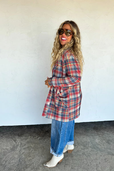PREORDER: Plaid Lola Cardigans-Womens-Ave Shops-Market Street Nest, Fashionable Clothing, Shoes and Home Décor Located in Mabank, TX