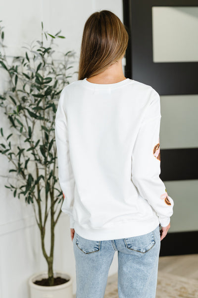 PREORDER: Sequin Pumpkin Bow Pullover-Womens-Ave Shops-Market Street Nest, Fashionable Clothing, Shoes and Home Décor Located in Mabank, TX
