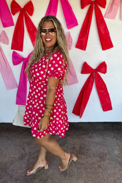 PREORDER: The Dotty Dress-Womens-Ave Shops-Market Street Nest, Fashionable Clothing, Shoes and Home Décor Located in Mabank, TX