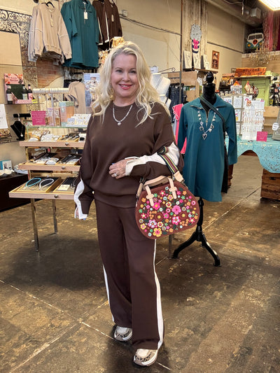 P. CILL Butter Modal Color Layered Long Sleeve Top - Cocoa-Tops-Before You Collection-Market Street Nest, Fashionable Clothing, Shoes and Home Décor Located in Mabank, TX